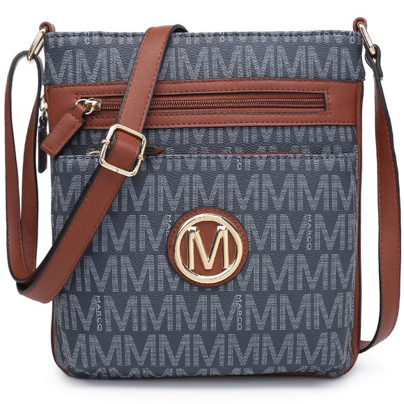Crossbody Bags Travel Vegan Leather Multi Ziockets Crossbody -_- - Picture 1 of 6